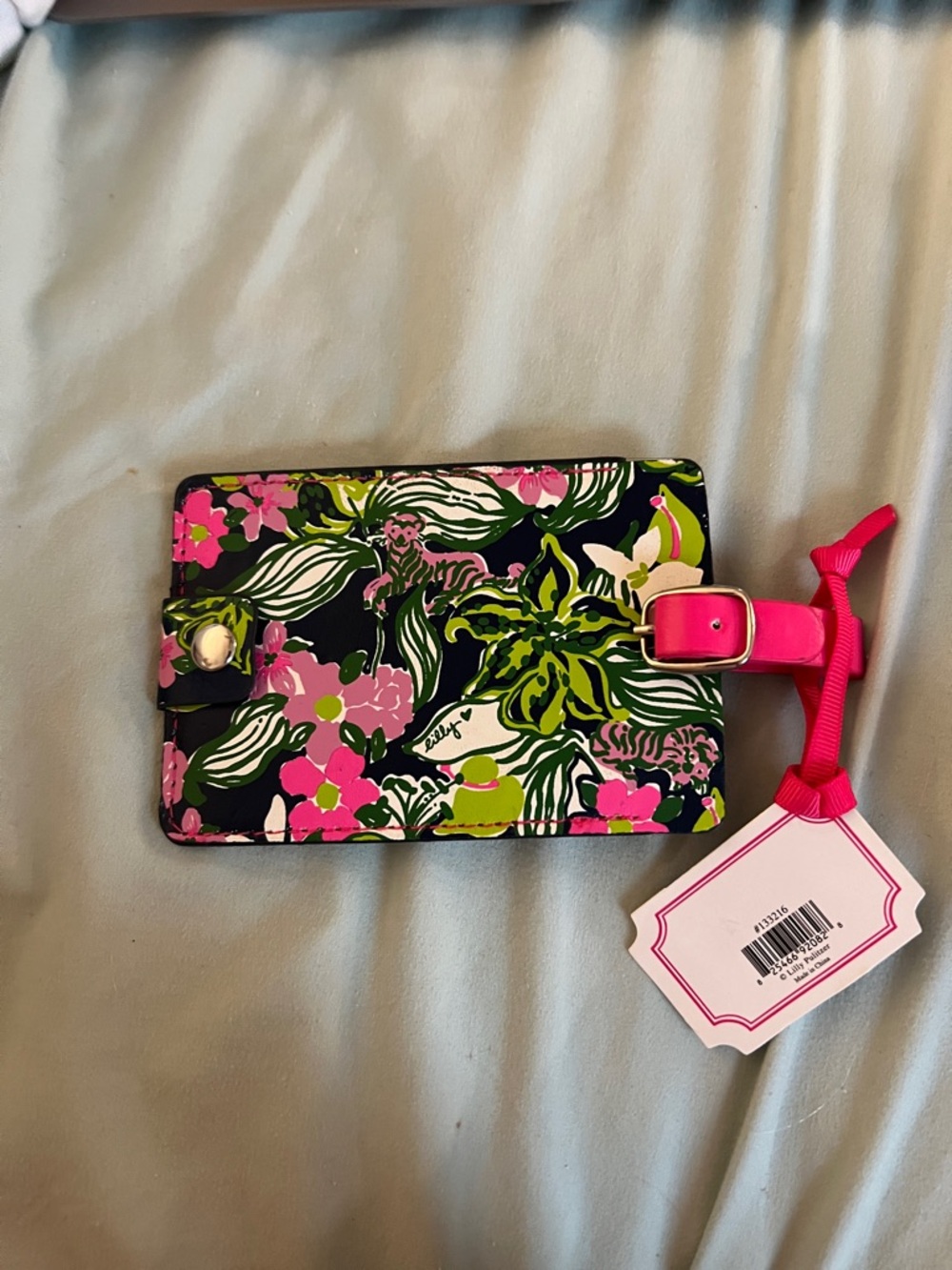 Lilly Pulitzer Floral Luggage Tag